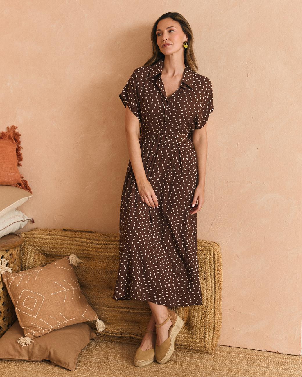 Vestido midi Vela