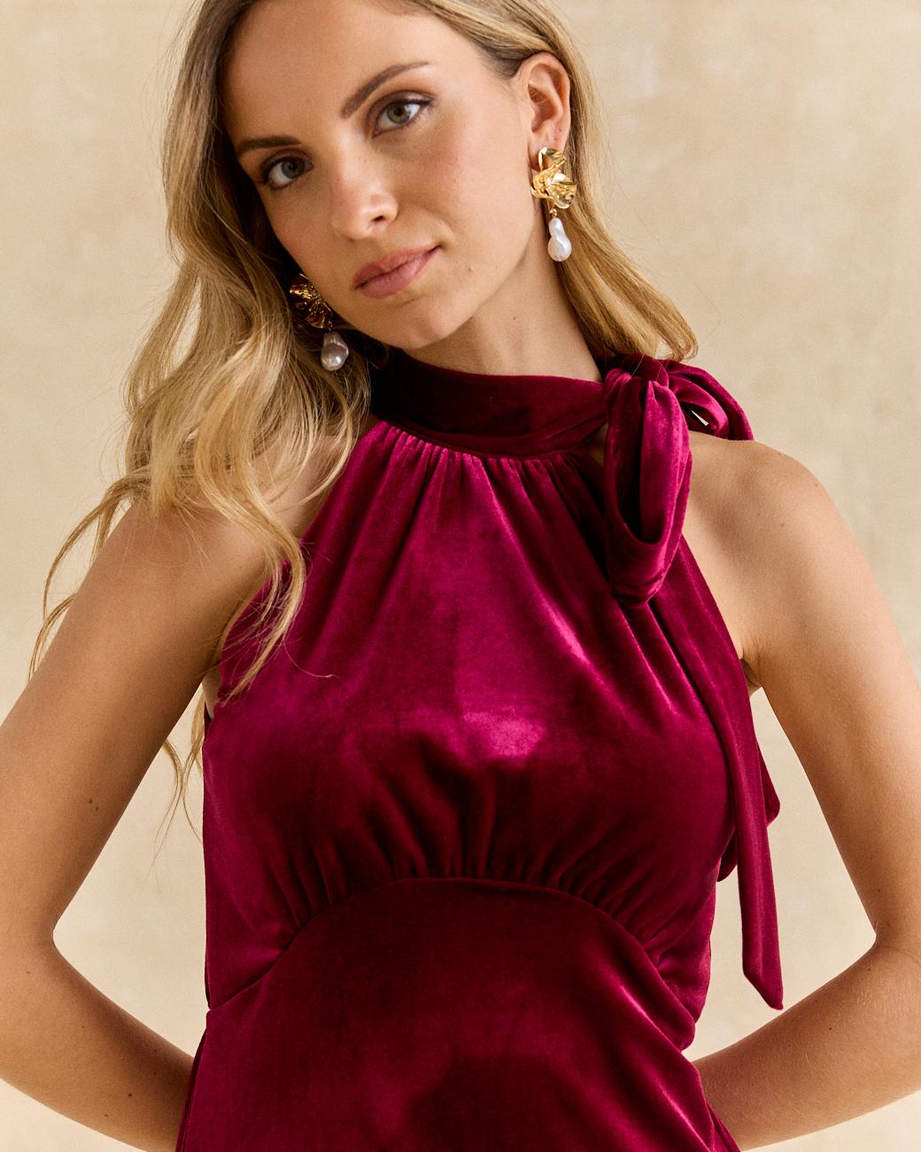 Vestido de Veludo Iria