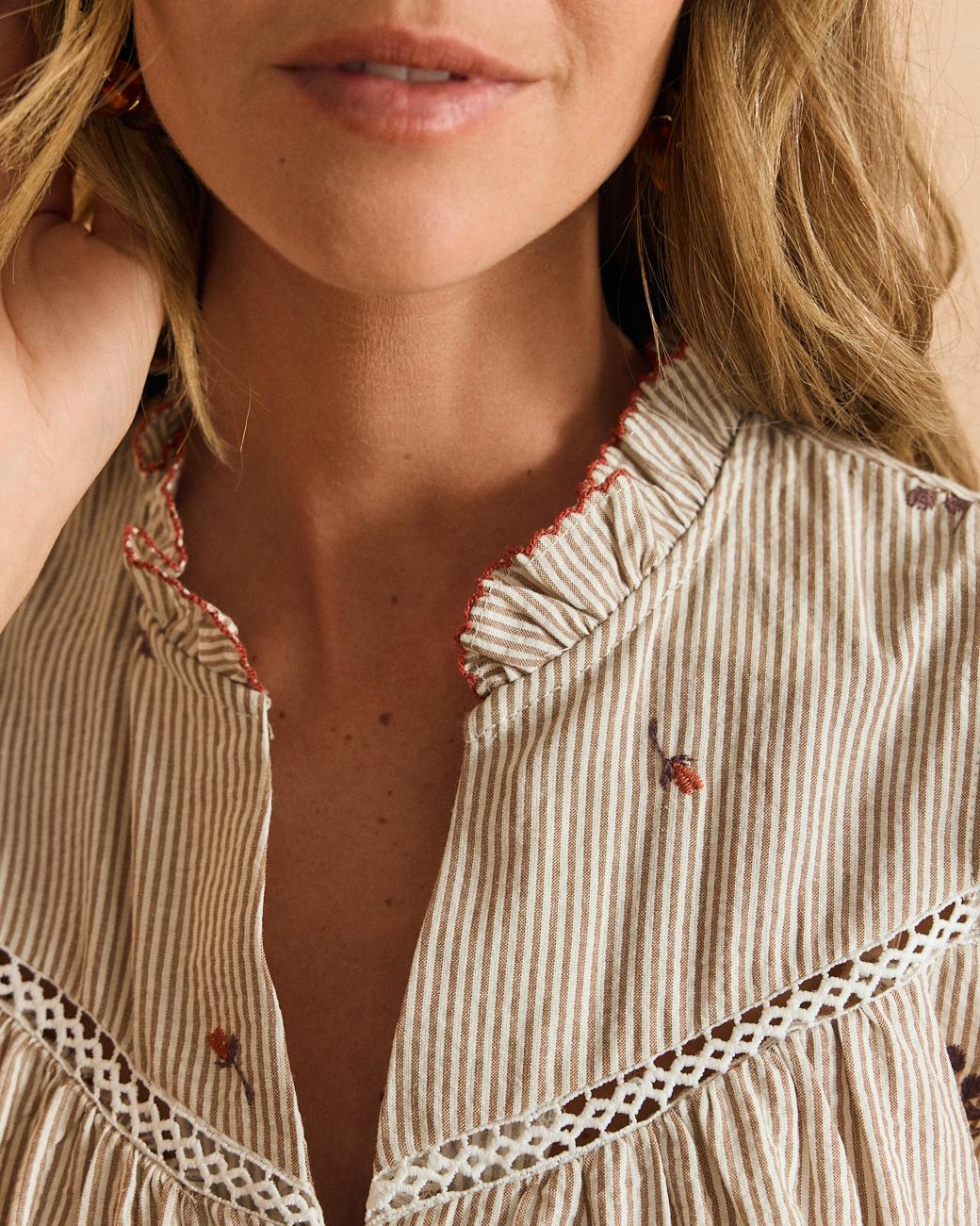 Camisa às Riscas Cloe