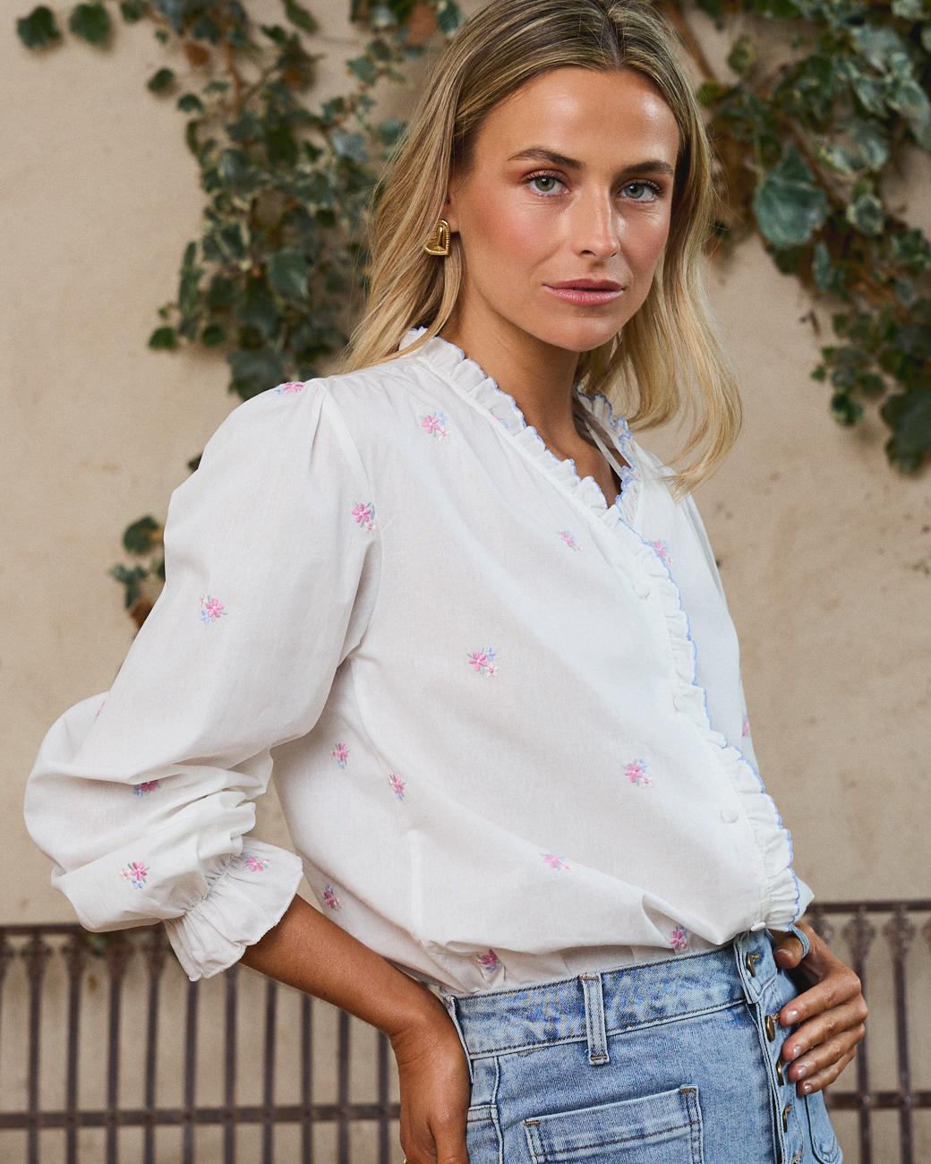 Camisa com ondas Rocío