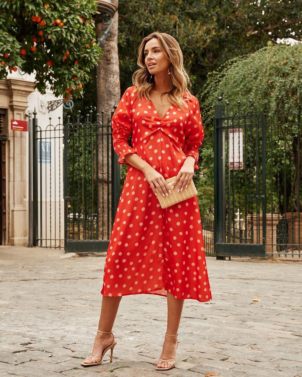 Vestido de Bolinhas Azucena
