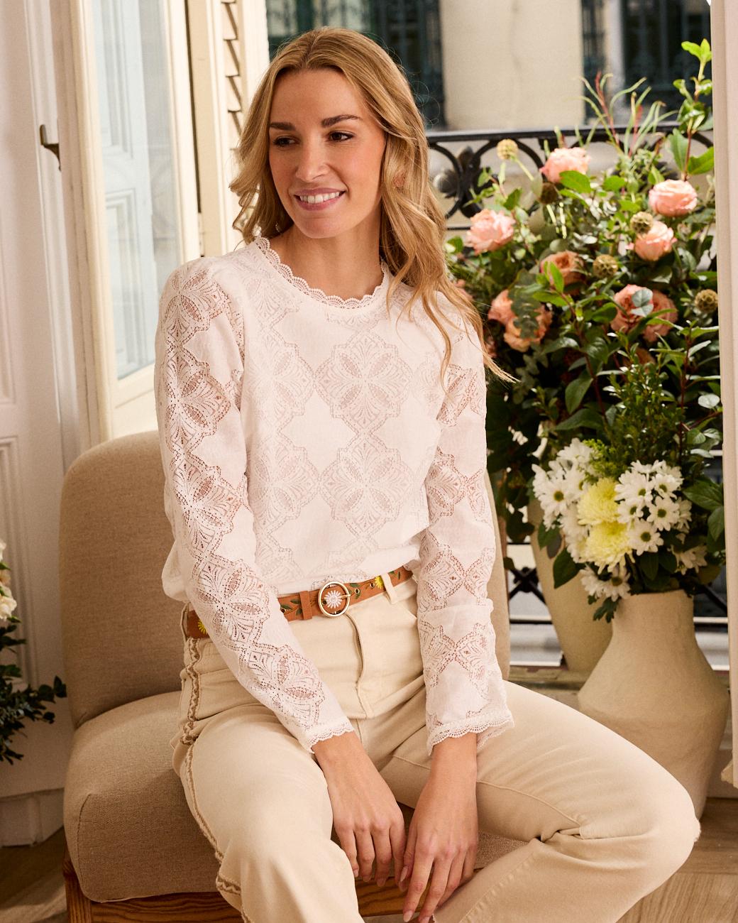 Blusa Renda Anina
