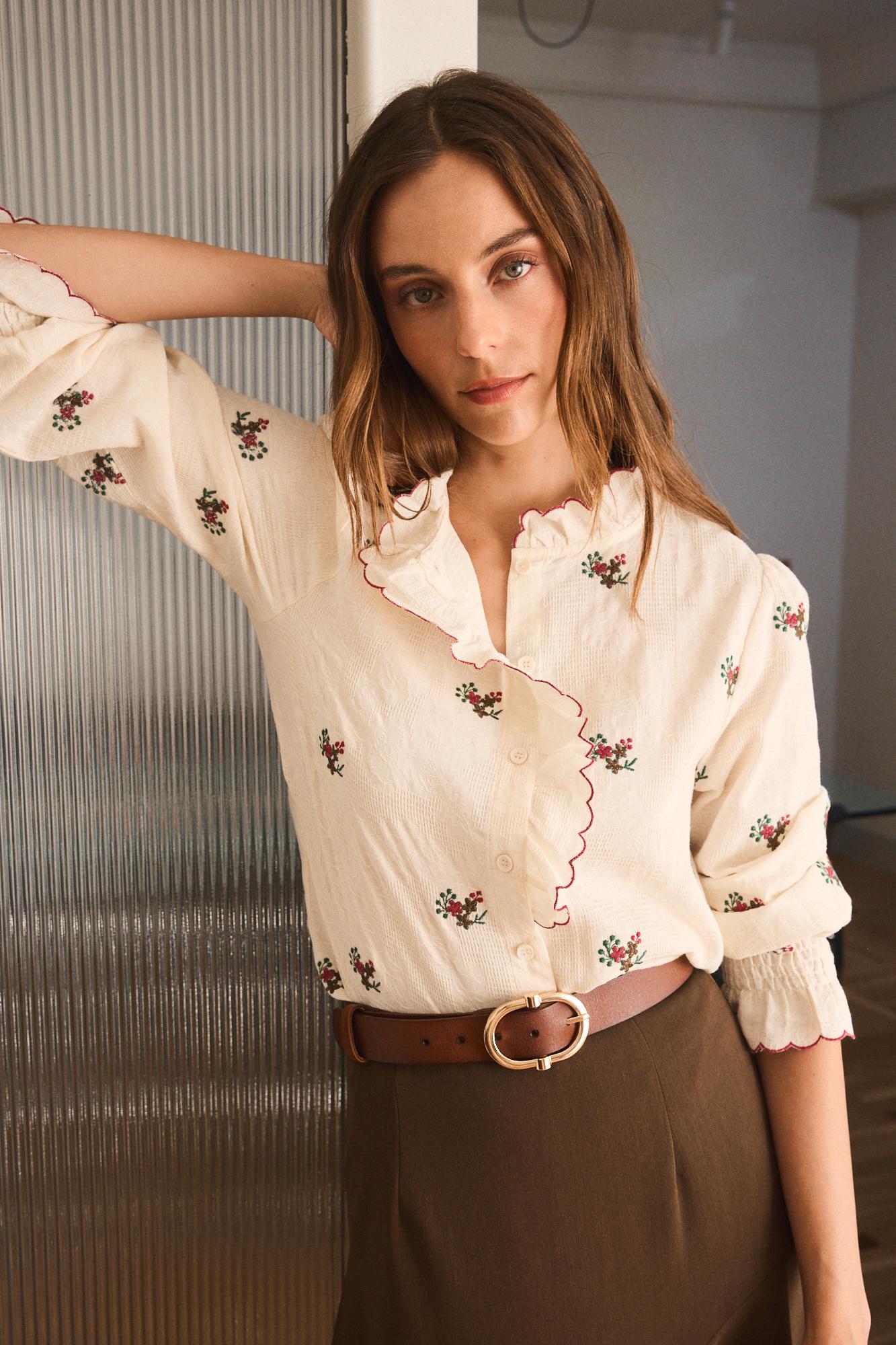 Camisa de flores Halo