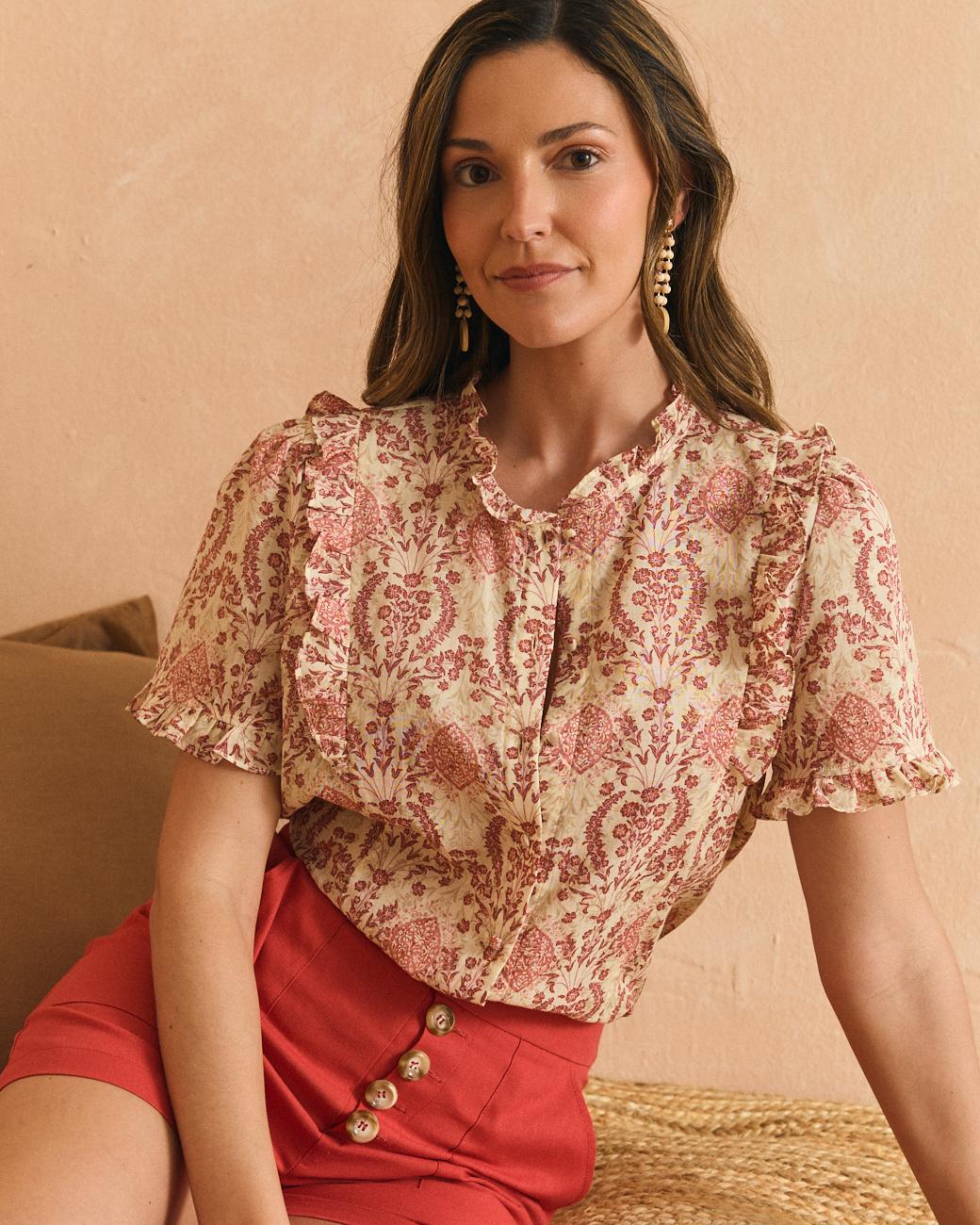 Camisa estampada Adela
