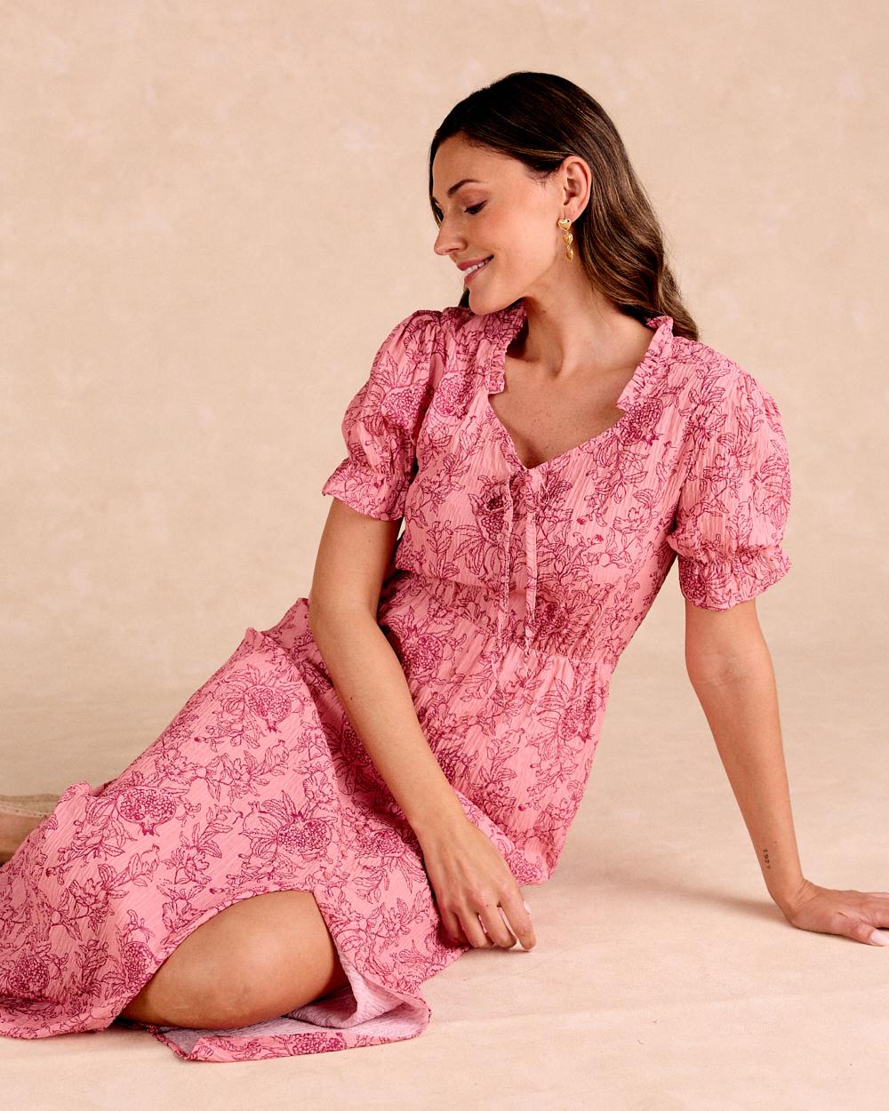 Vestido Longo Laço Carolina