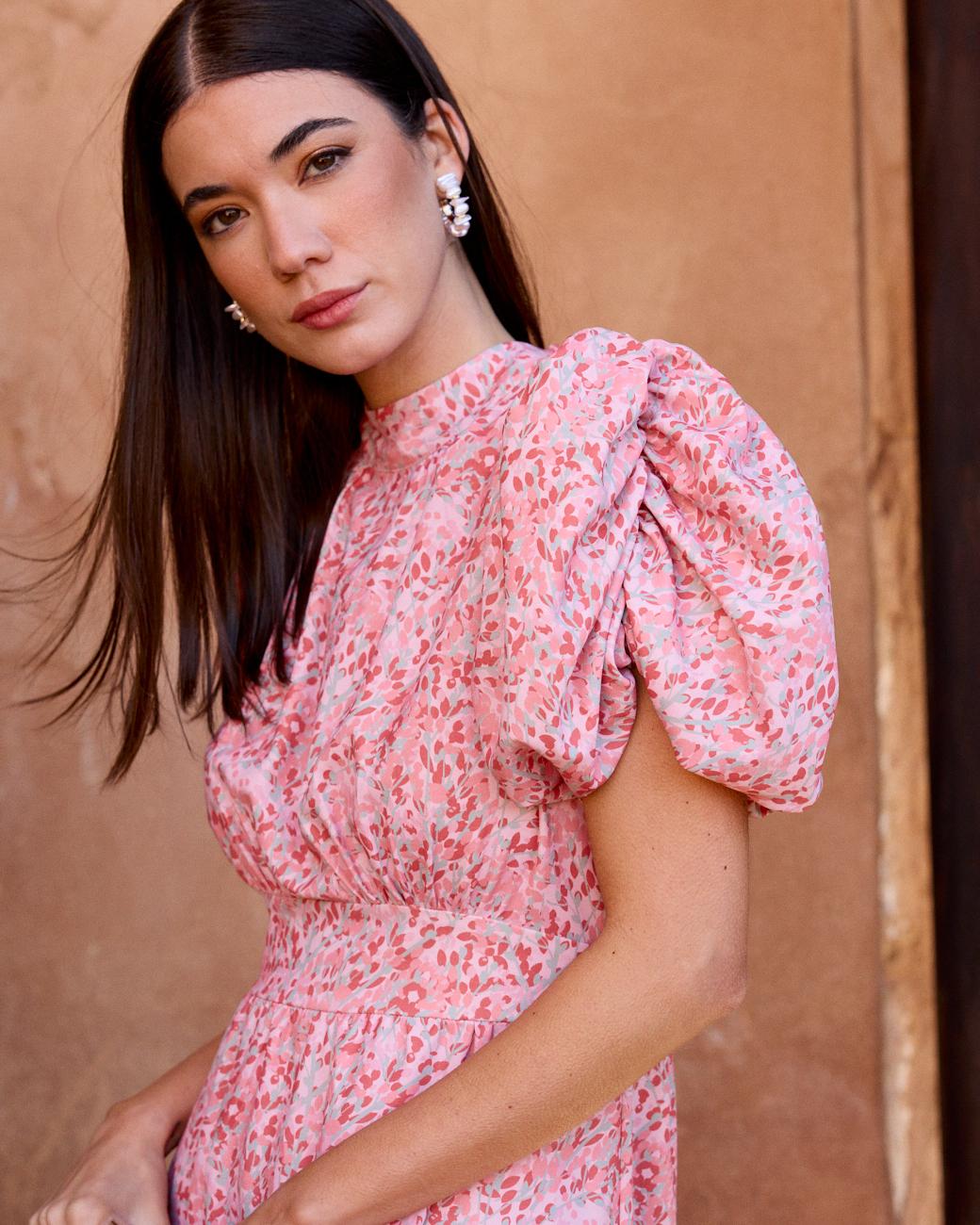 Vestido com Folhagem Sintra