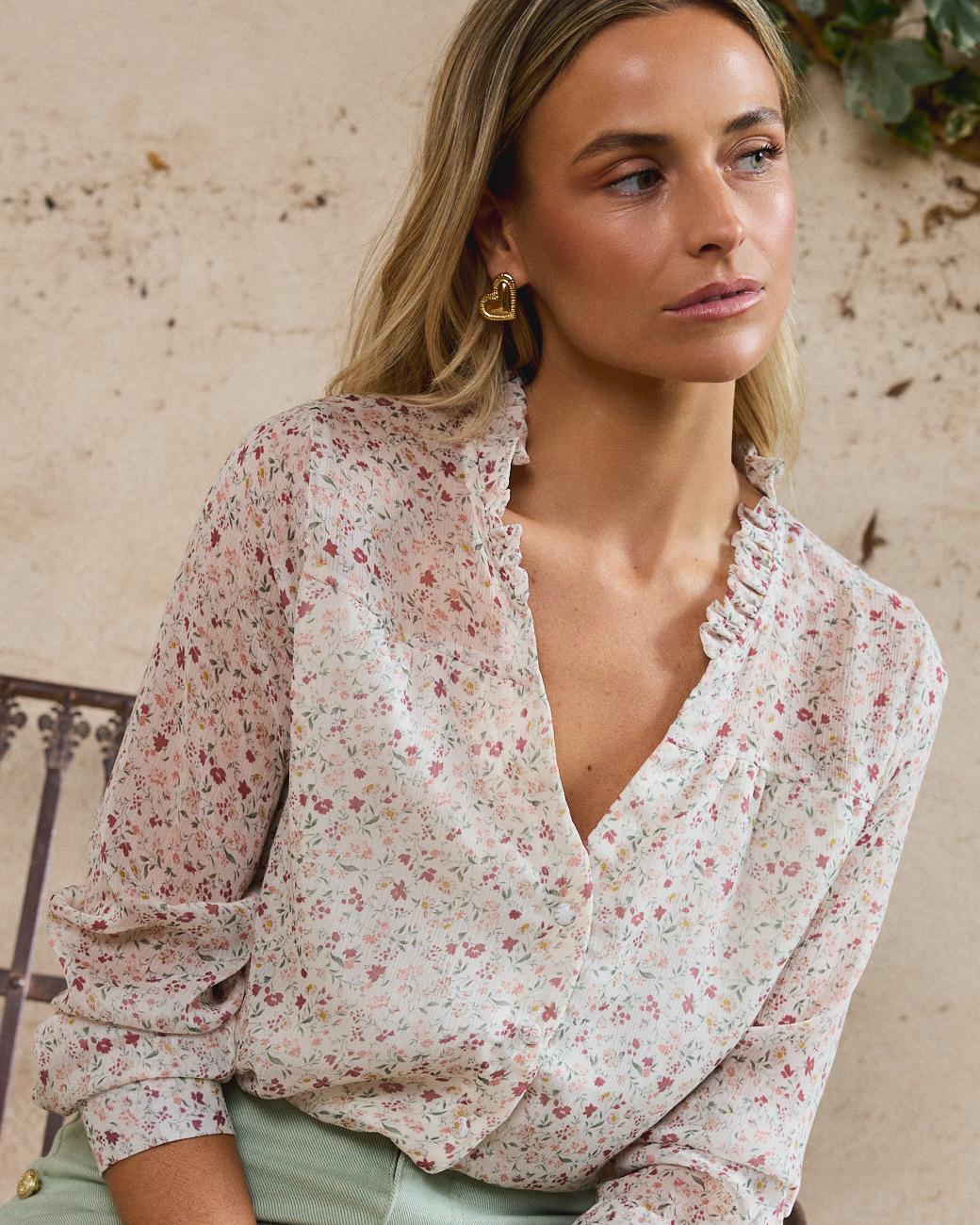 Camisa de Flores Magnólia