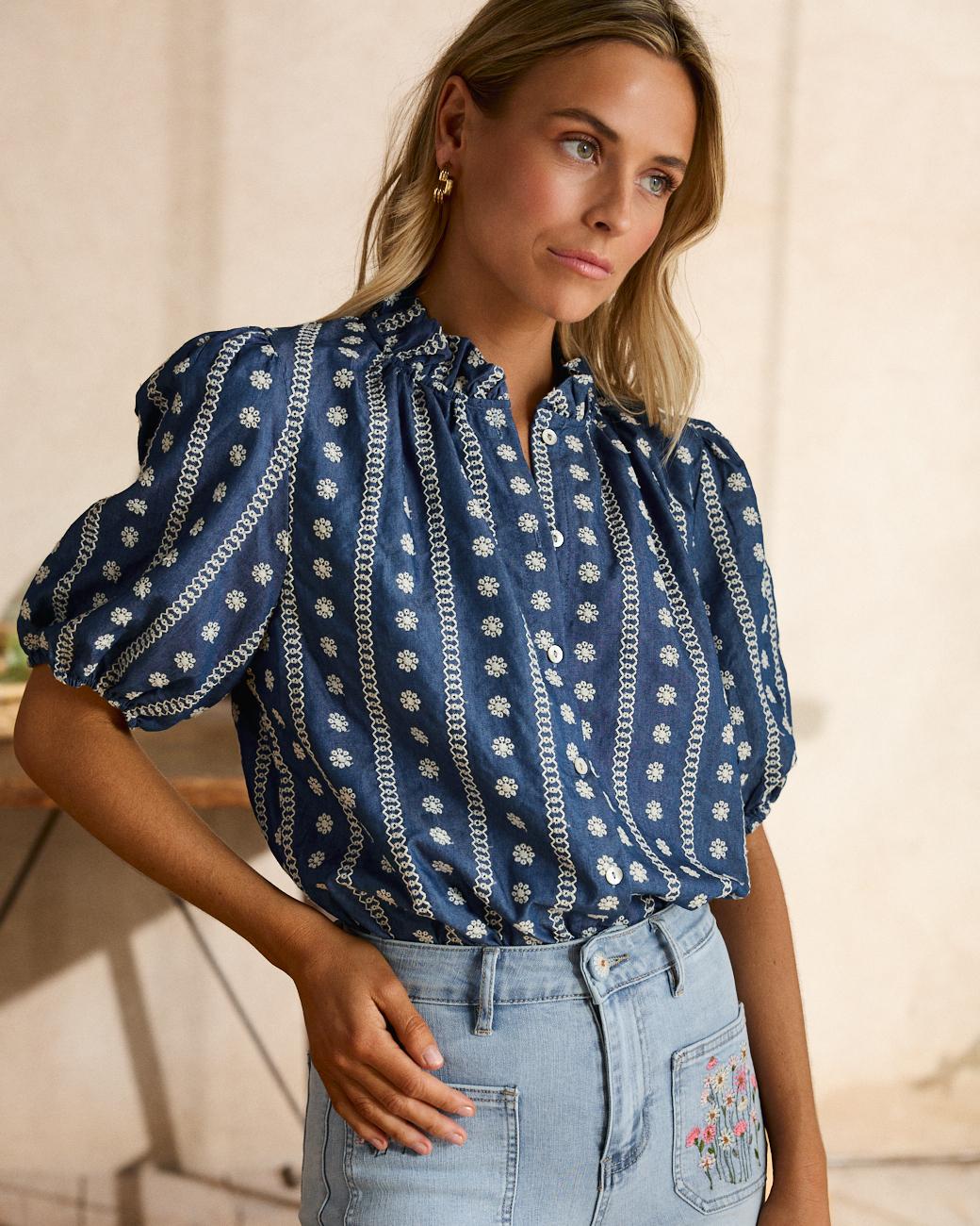 Camisa Bordada Anna