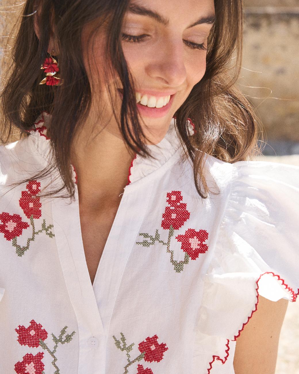 Camisa Manga Flare