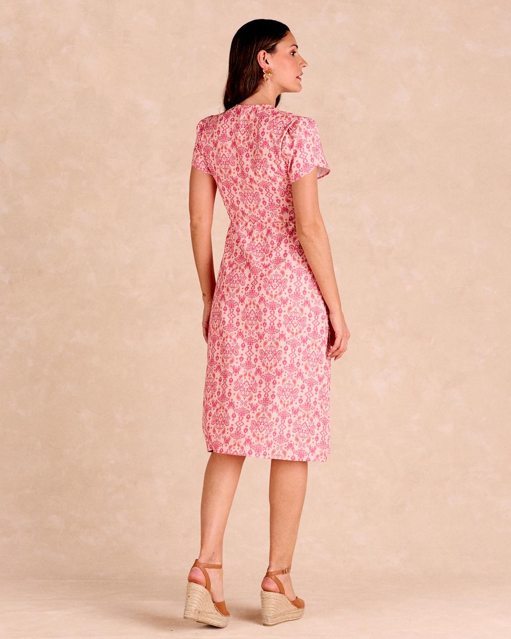 Vestido de Flores Damasco