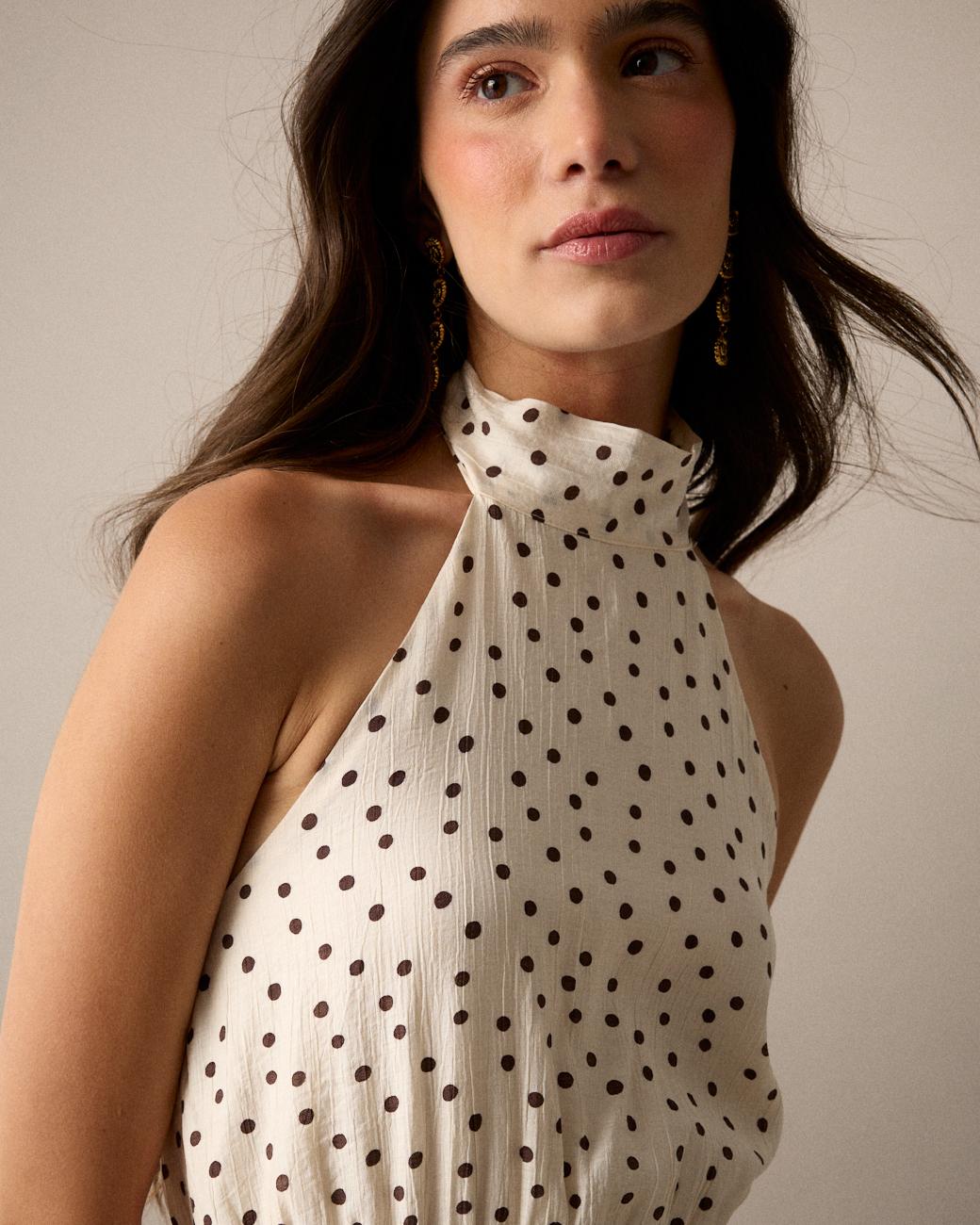 Vestido de Bolinhas Luz