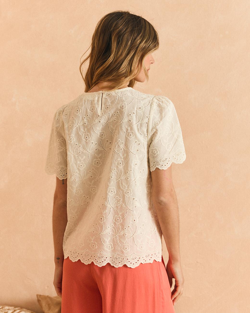 Blusa Creme Flavia