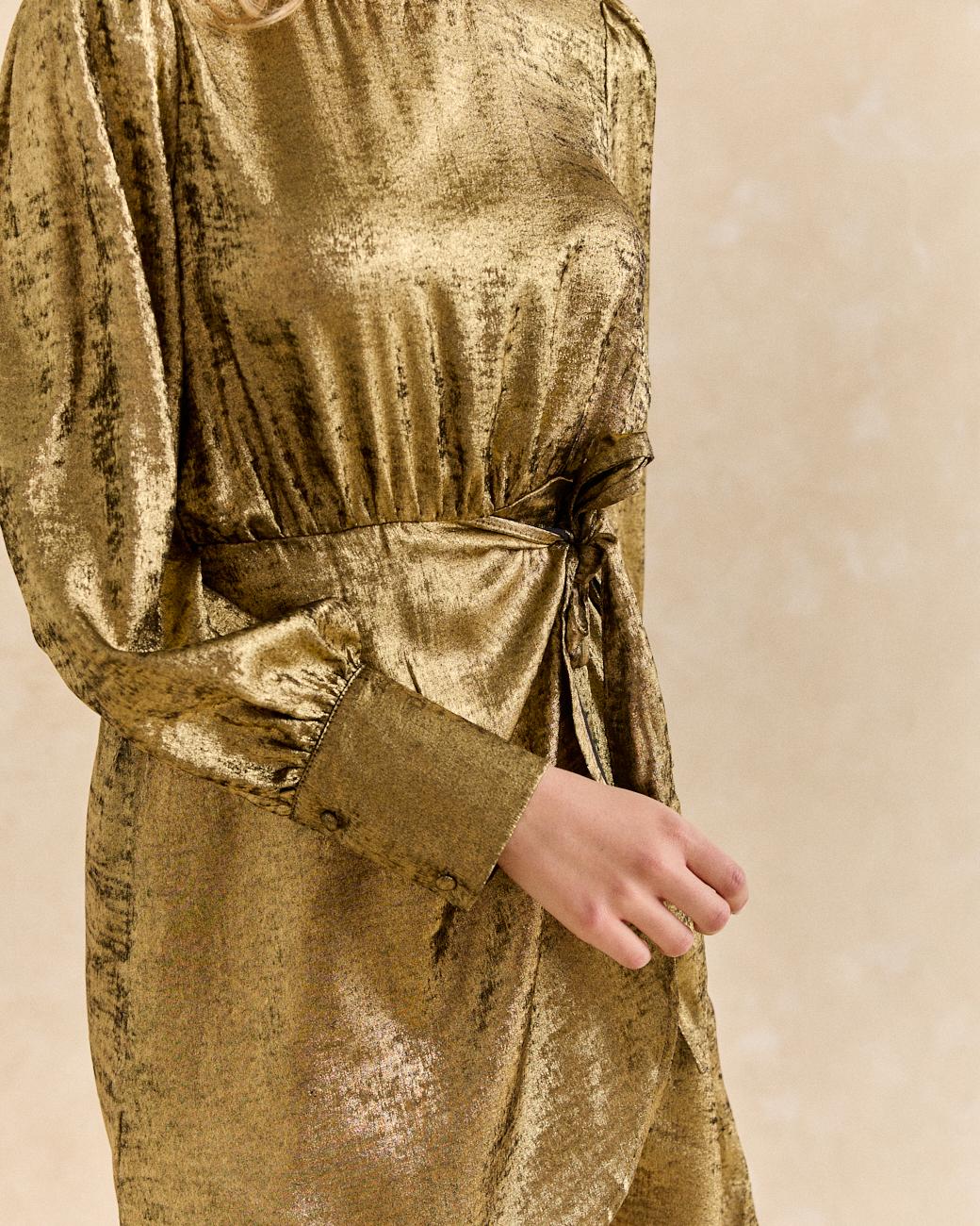 Vestido Dourado Melisa