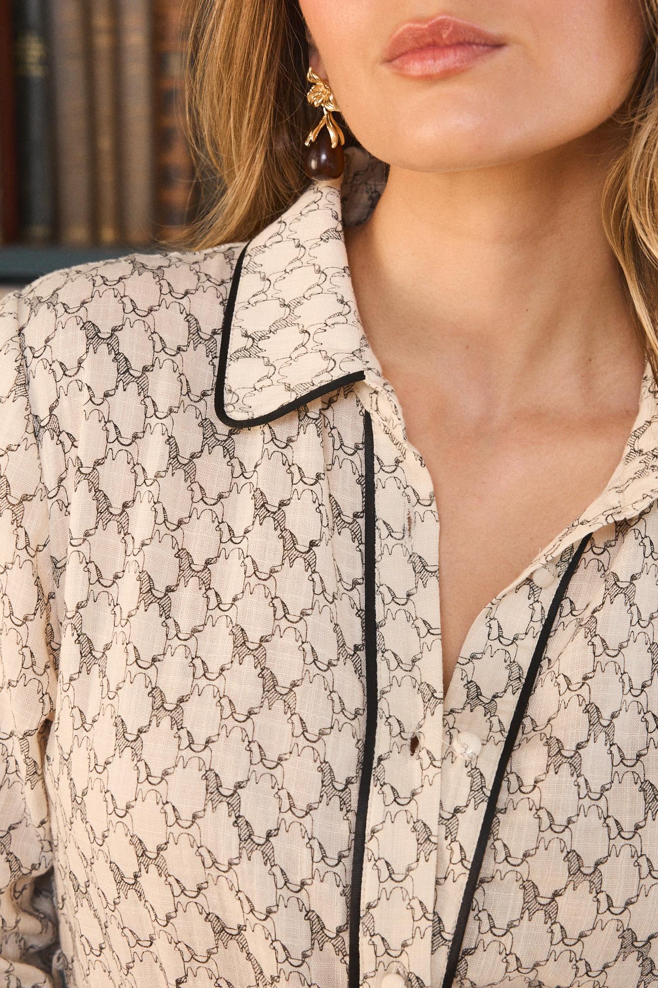 Vestido-camisa Milos