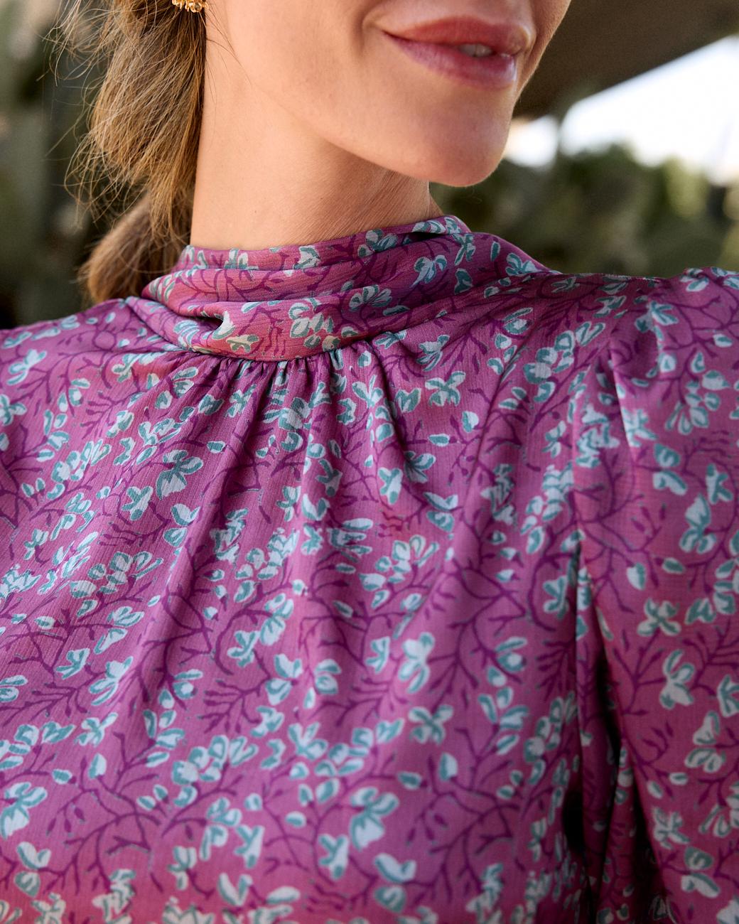 Vestido Longo Estampado Min