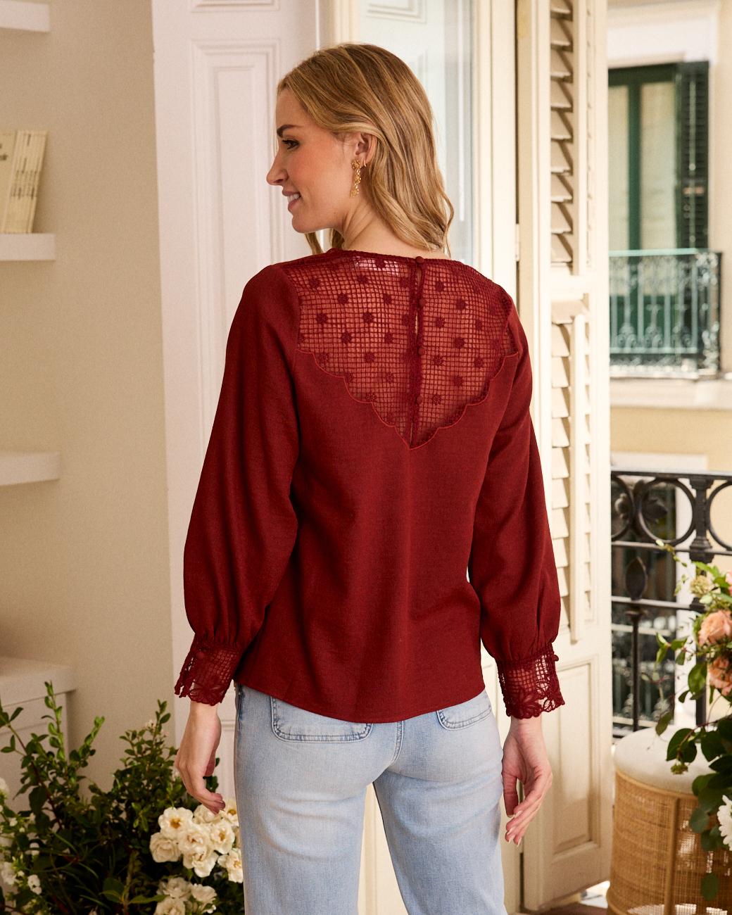 Blusa Cereja Azucena