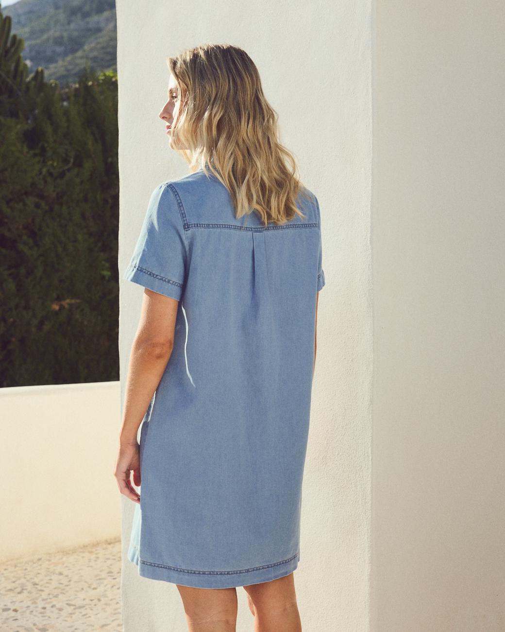 Vestido de ganga Leo