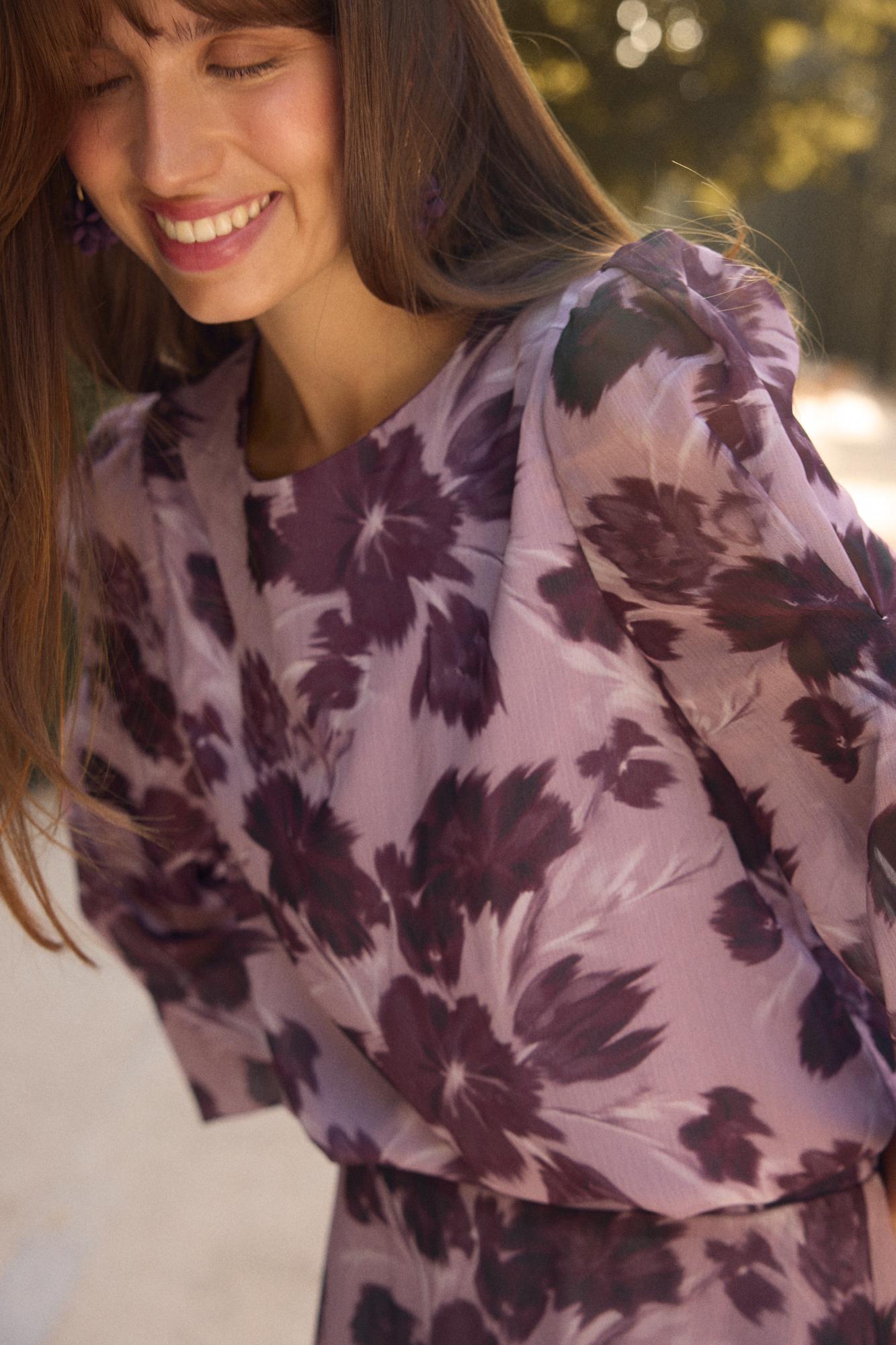 Blusa Convidada Lila