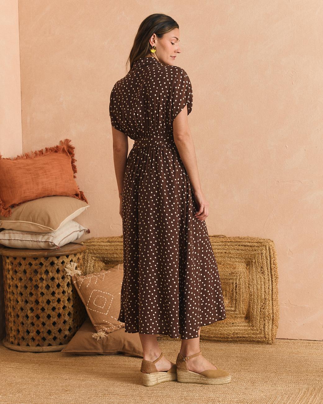 Vestido midi Vela