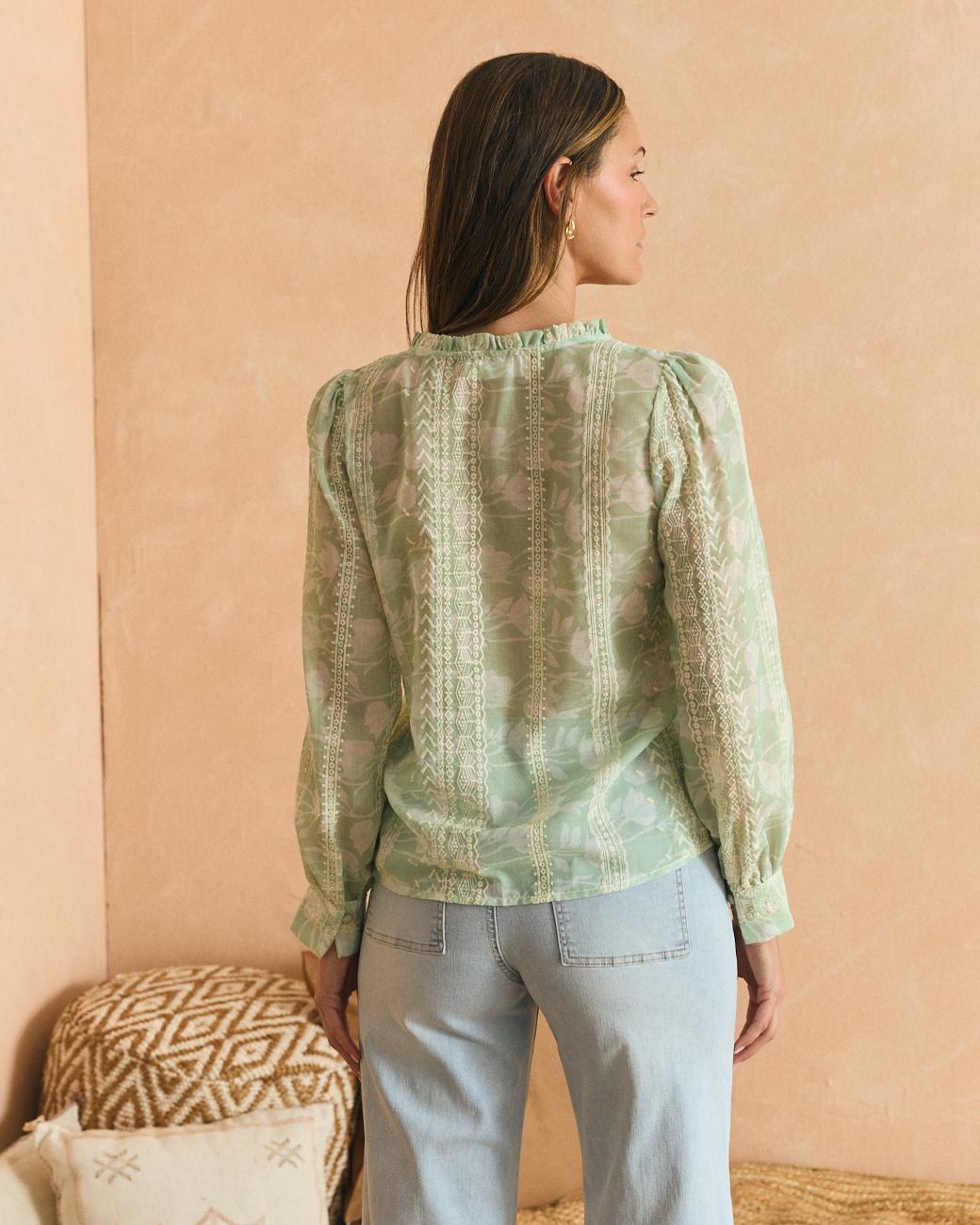 Camisa azul celeste Felicia
