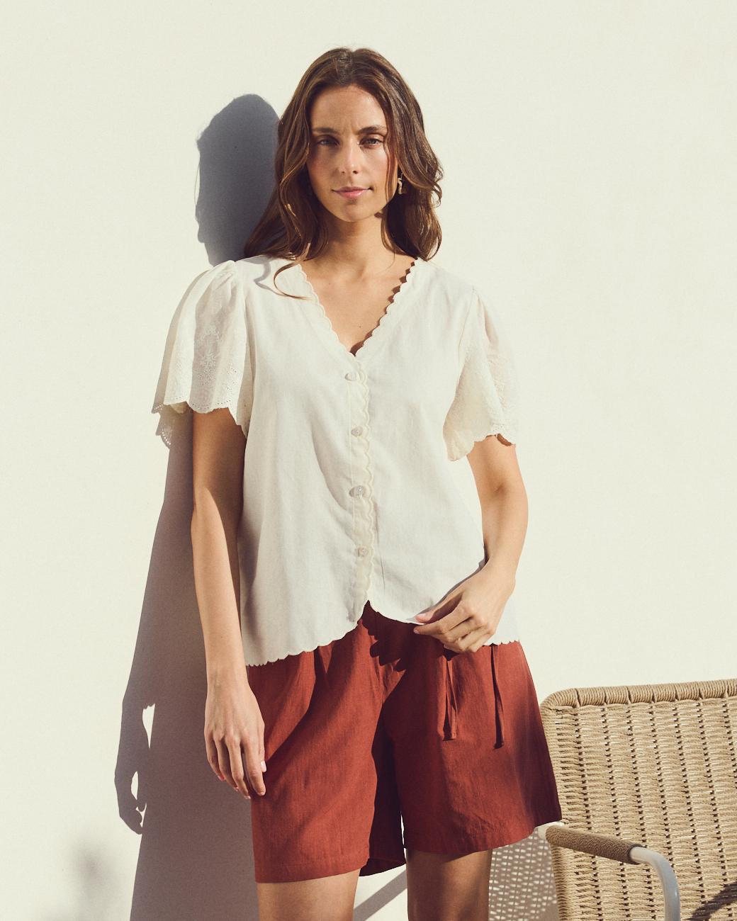 Camisa Bordada Almudena