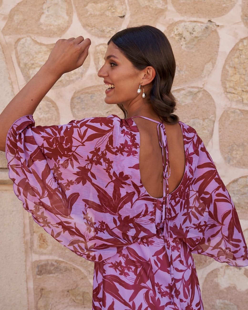 Vestido Capa Cinzi
