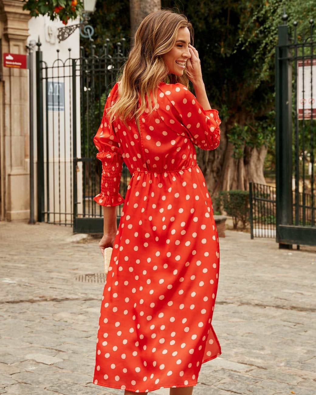 Vestido de Bolinhas Azucena
