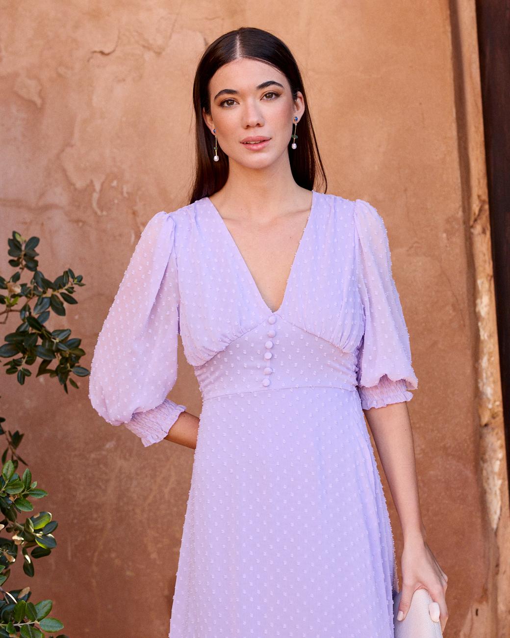 Vestido com Decote Evarista