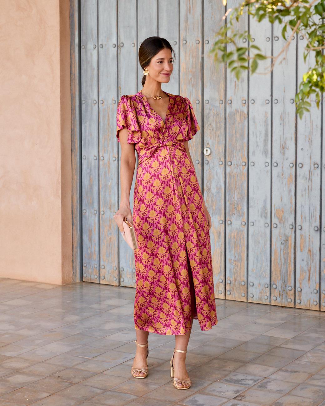 Vestido com Decote Nicoletta