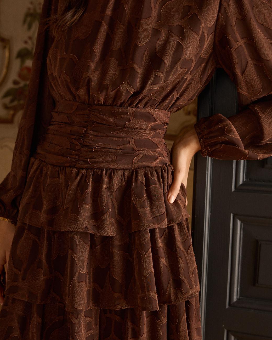 Vestido com Gola Alta Marian