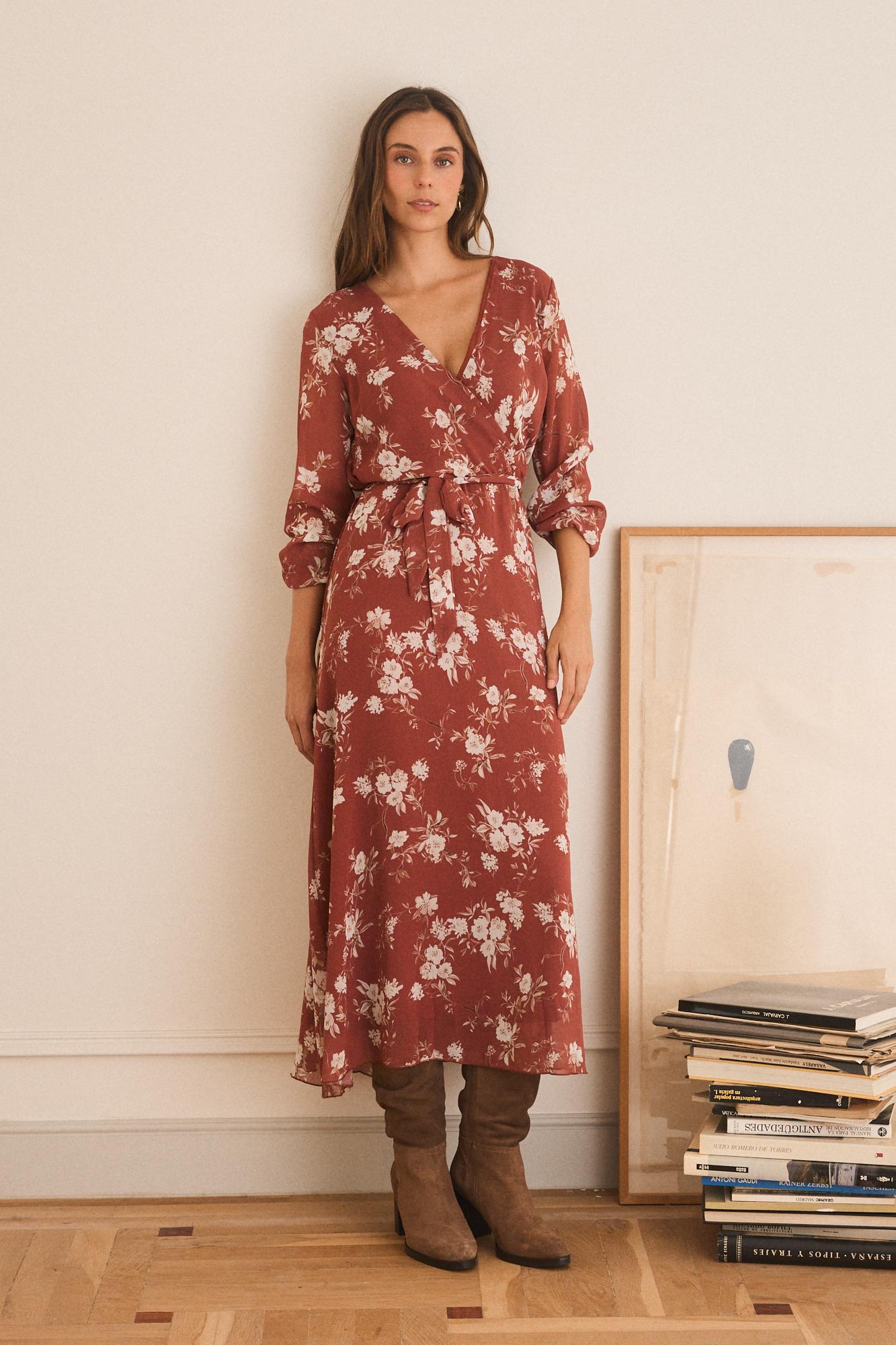 Vestido comprido Adisa