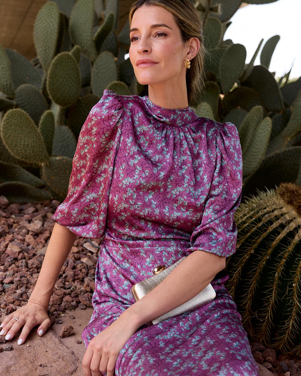 Vestido Longo Estampado Min