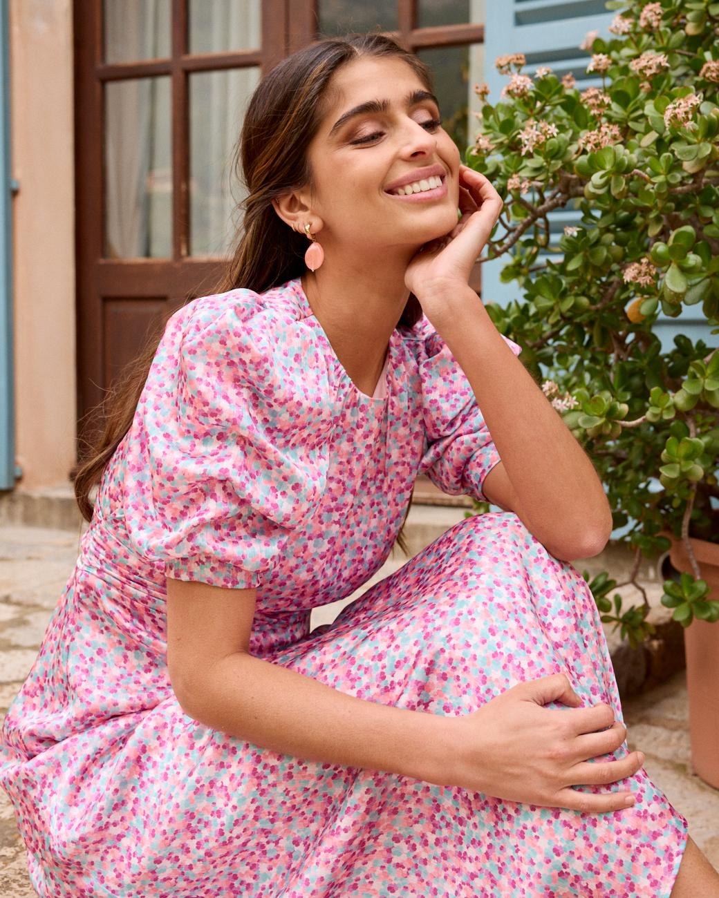 Vestido com Mangas Flavie
