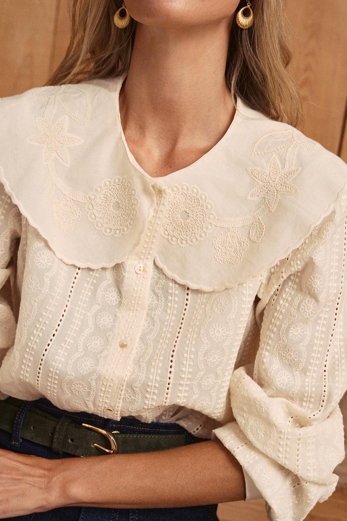 Camisa de gola Genoveva