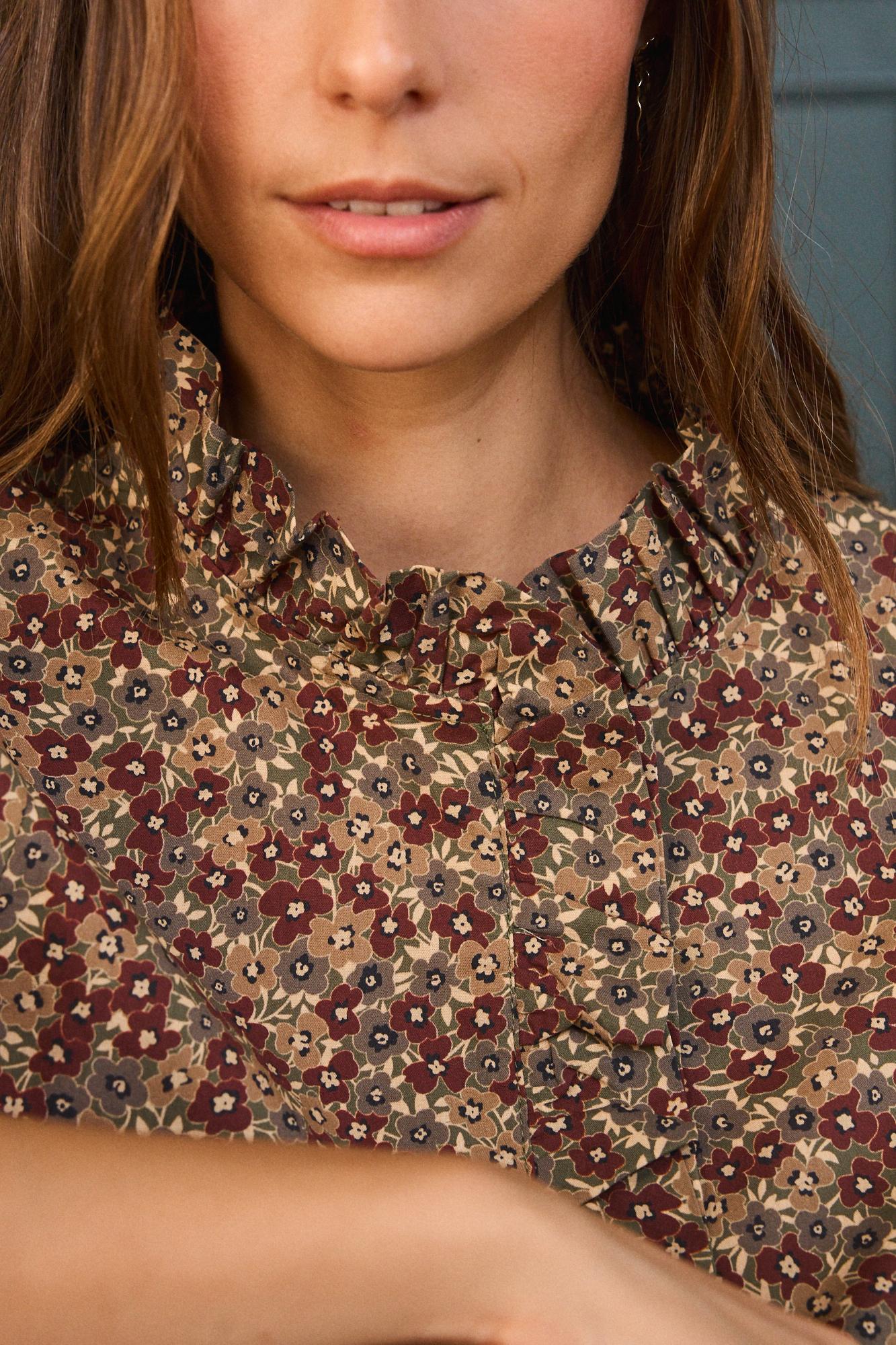 Camisa de flores Ondine