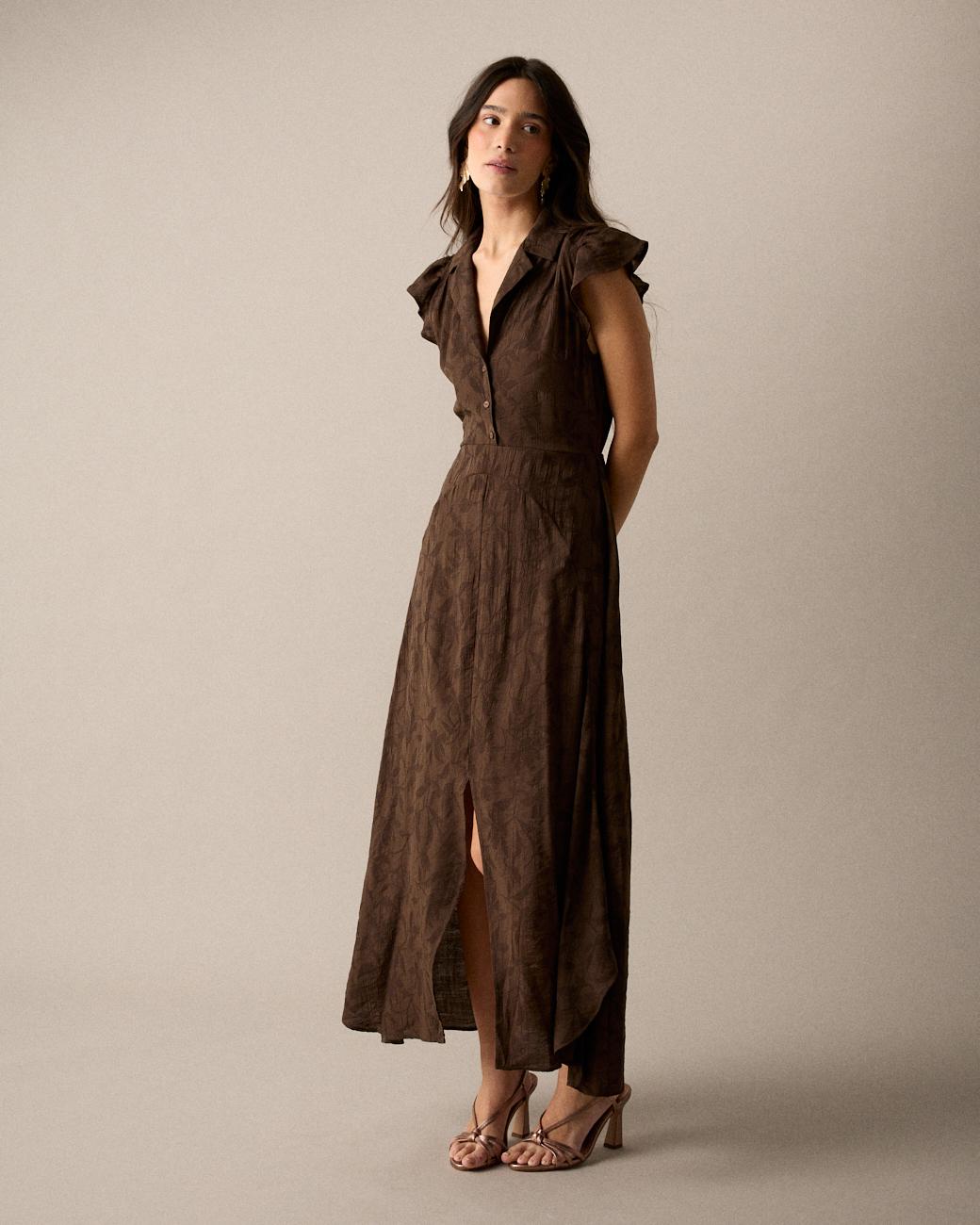 Vestido Castanho Eire